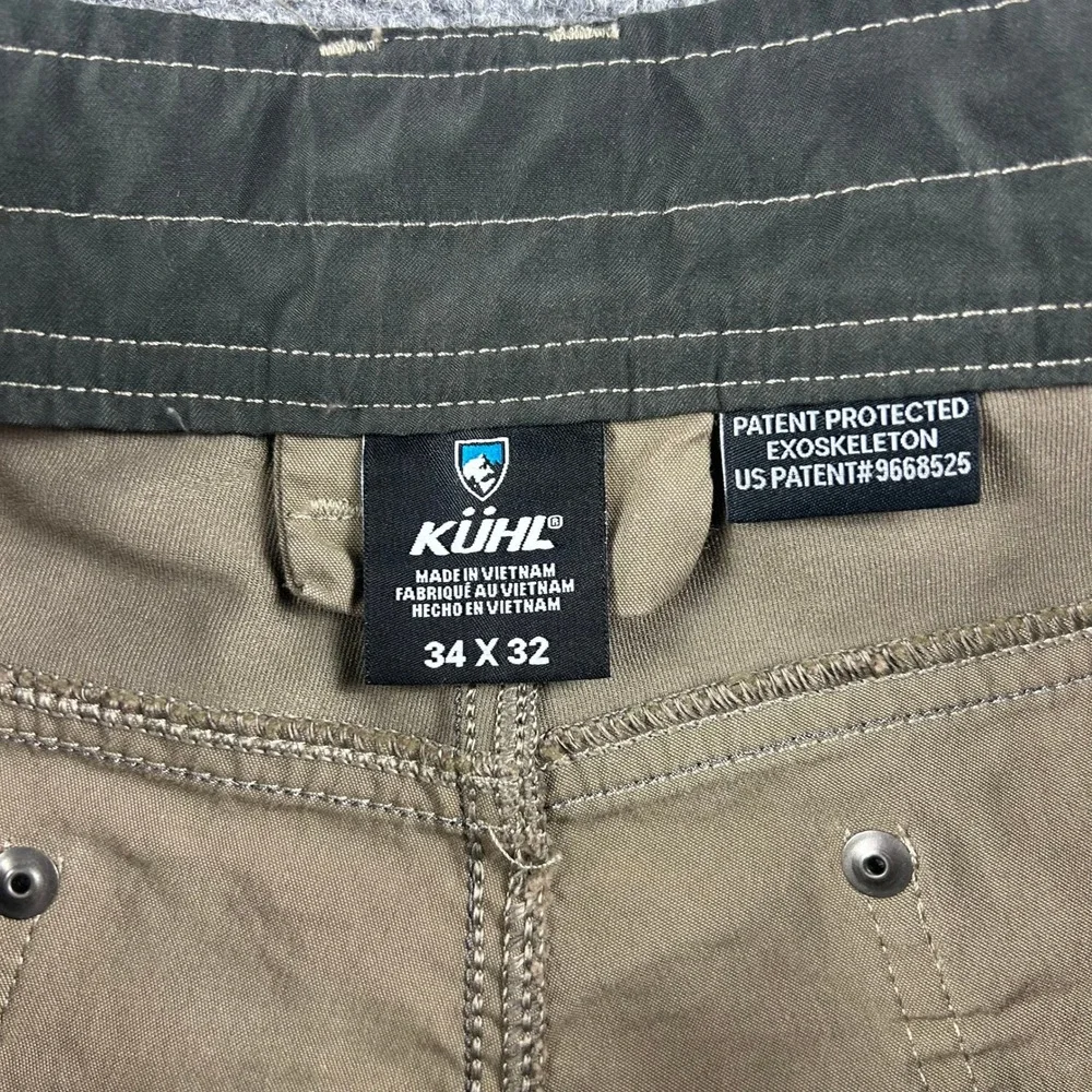 Kuhl Radikl Pants Mens 34x32 Brown Hybrid Enduro Performance Hiking Trousers - Picture 6 of 8